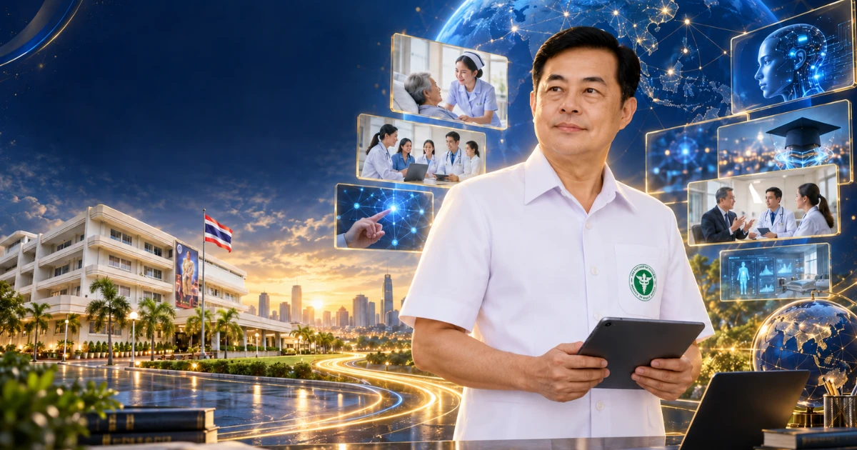 ภาพประกอบ โรงพยาบาลสมเด็จพระยุพราชสว่างแดนดิน มุ่งสู่โรงพยาบาลอัจฉริยะ